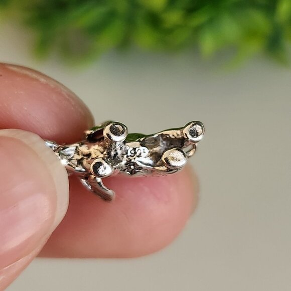 925 Sterling Silver Elephant Charm - Picture 4 of 5